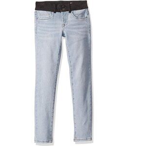 NEW BLANKNYC The Mini Reade Skinny Colorblock Band Knit Jeans Pants Aquarius
